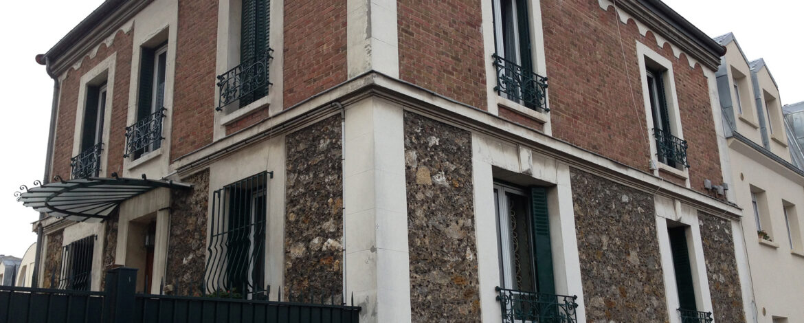 Ravalement brique pierre Le Vésinet