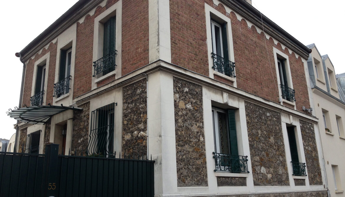 Ravalement brique pierre Le Vésinet