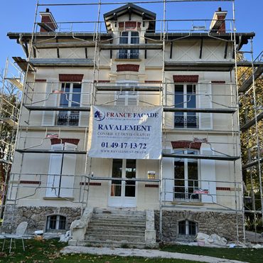 Ravalement à la chaux